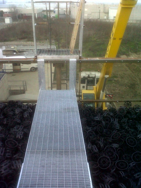 Passerelle in grigliato